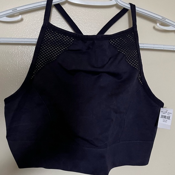 Aerie Seamless High Neck Sports Bra - Picture 2 of 4